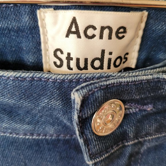 NWOT Acne Studios Skin 5 Ocean Skinny Jeans US 30/32 - Picture 2 of 9